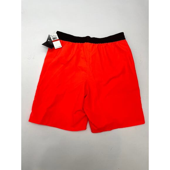 NIKE Men's TAPED 5- INCH VOLLEY SWIM SHORTS crimson red Large NWT - Picture 6 of 8